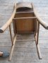 Столове  -4 дървени старинни и 2 метални-с дефекти  и подлежащи на ремонт, снимка 6