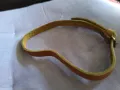 Коланче естествена кожа 62см на 15мм, снимка 3