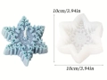 Снежинка снежинки различни модели силиконов молд форма свещи гипс сапун смола фондан , снимка 4