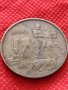 Монета 5 лева 1943г. Царство България за колекция декорация - 24980, снимка 5