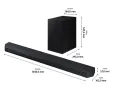 Soundbar система Q Soundbar HW-Q610GC (2023), 3.1.2 канална, Bluetooth, Wi-Fi, HDMI, Optical In, снимка 2