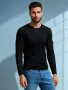 Мъжки черен пуловер , снимка 1