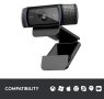 НОВО!!! Web камера Logitech HD Pro C920, Fulll HD, Черна , снимка 3