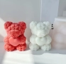 3D мече от рози със сърце Силиконов молд за свещи гипс сапун смола фондан за декорация на торта , снимка 1