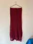 Червен дълъг плетен пролетен шал ❤️, снимка 1