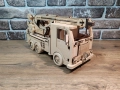 Дървен модел на камион – Кран / Автокран – Craft Camp, снимка 1
