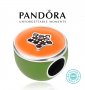 Талисман Pandora Пандора сребро 925 Sweet Papaya. Колекция Amélie, снимка 1 - Гривни - 39578657