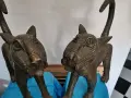 Бронзови леопарди от Дахомей в Бенин, снимка 4