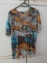 Лятна блуза от рисувана коприна, снимка 2