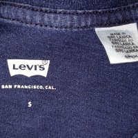 Levi Strauss S- Тъмносиня памучна тениска , снимка 5 - Тениски - 37873991