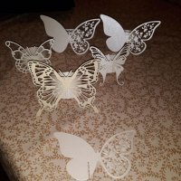 Пръстени за салфетки - различни модели на пеперуди
