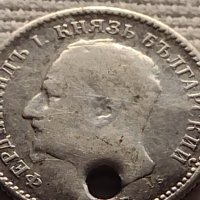 Сребърна монета 50 стотинки 1891г. Фердинанд първи Княз Български 40570, снимка 6 - Нумизматика и бонистика - 42832214