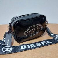 Чанта Diesel-черен лак/SG-E59, снимка 5 - Чанти - 42901998
