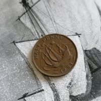 Монета - Великобритания - 1/2 (половин) пени | 1951г., снимка 1 - Нумизматика и бонистика - 34114013