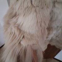 Зимно палто естествен косъм лисица, снимка 4 - Палта, манта - 42851610