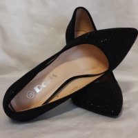 Дамски елегантни обувки с черни камъни , снимка 5 - Дамски елегантни обувки - 42188809