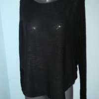 Мрежеста блуза тип туника / пуловер със заоблени долни части "H&M" devided, снимка 1 - Блузи с дълъг ръкав и пуловери - 30841347