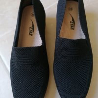 Нови Черни мрежести летни обувки с платформа 38 номер , снимка 2 - Дамски ежедневни обувки - 37246246