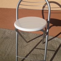 Сгъваем метален стол, снимка 2 - Столове - 31313775