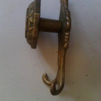 Стара масивна месингова българска закачалка, снимка 2 - Други ценни предмети - 40165947