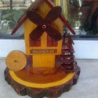 Дървена къщичка мелница Велинград сувенир, снимка 1 - Други ценни предмети - 37309420