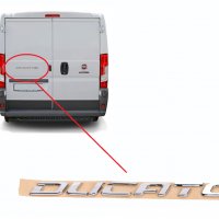 Емблема надпис задна врата за Fiat DUCATO след 2014 год., снимка 1 - Части - 37949385