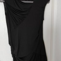 Ефектна къса черна рокля, снимка 1 - Рокли - 32154950