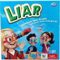 Детска занимателна игра Лъжльо Liar - разтегнете истината и носът ви може да порасне, снимка 1 - Игри и пъзели - 30357490