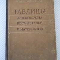 Книга"Таблицы для подсчета веса деталей..-П.Поливанов"-240ст, снимка 1 - Специализирана литература - 38185792