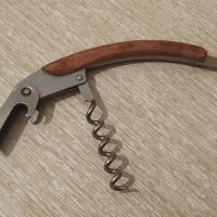 Джобен нож - неръждаема стомана и дърво, снимка 4 - Ножове - 36866361