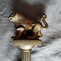 бронзова статуетка-лъв, снимка 5 - Антикварни и старинни предмети - 30373673