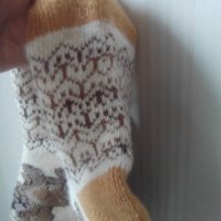 Дебели къси чорапи от Вълна и Алпака, снимка 3 - Дамски чорапи - 35258020