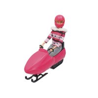 Кукла Бети с дете Mercado Trade, Моторна шейна и ски, снимка 2 - Кукли - 42923778