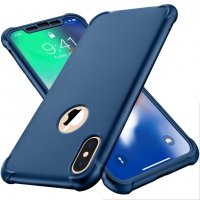 “ORETECH” 360° кейс за iPhone X/XS, и [2 бр. Стъклени протектора], снимка 1 - Калъфи, кейсове - 39806222