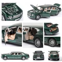 Метални колички: Bentley Mulsanne Grand Limousine (Бентли Мулсан Лимозина), снимка 9 - Колекции - 34156953