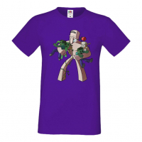 Мъжка тениска Iron Golem,Minecraft,Игра,Забавление,подарък,Изненада,Рожден Ден., снимка 14 - Тениски - 36494941
