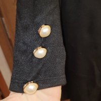 Черен пуловер туника, снимка 1 - Блузи с дълъг ръкав и пуловери - 42859473