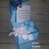 Експлодираща кутия за паричен подарък с обувки за прохождане на бебе, прощъпулник, кръщене, снимка 8 - Подаръци за кръщене - 35984614
