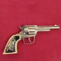 Стара играчка пистолет с капси USA. , снимка 11 - Колекции - 44509933