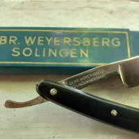 Стар колекционерски немски бръснач Solingen gebr. Weyersberg, снимка 2 - Антикварни и старинни предмети - 34231311