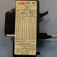 термично реле ABB T25 DU 6.5A thermal relay, снимка 6 - Резервни части за машини - 37506765