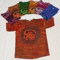Индийски ръчно рисувани тениски- памук, снимка 8 - Тениски - 36599695