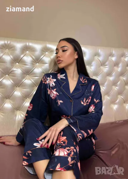 Комплект луксозна пижама сатен, снимка 1