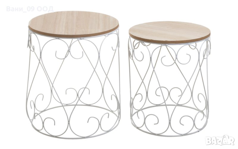 Сет 2 помощни масички, снимка 1