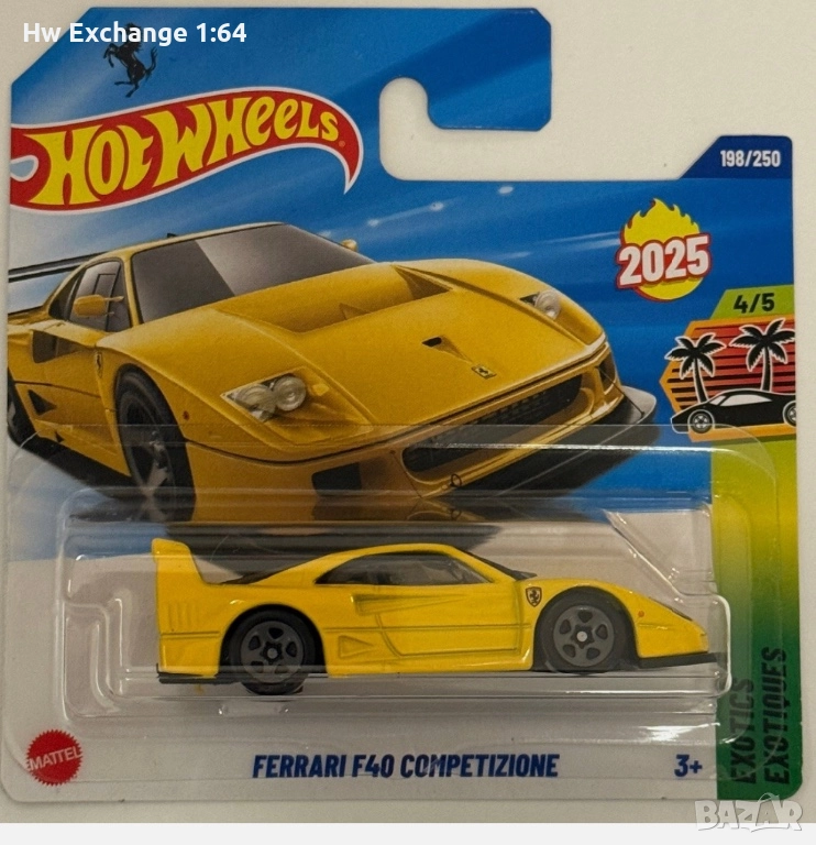 Hot Wheels Ferrari F40 Competitzione - New Case 2025, снимка 1