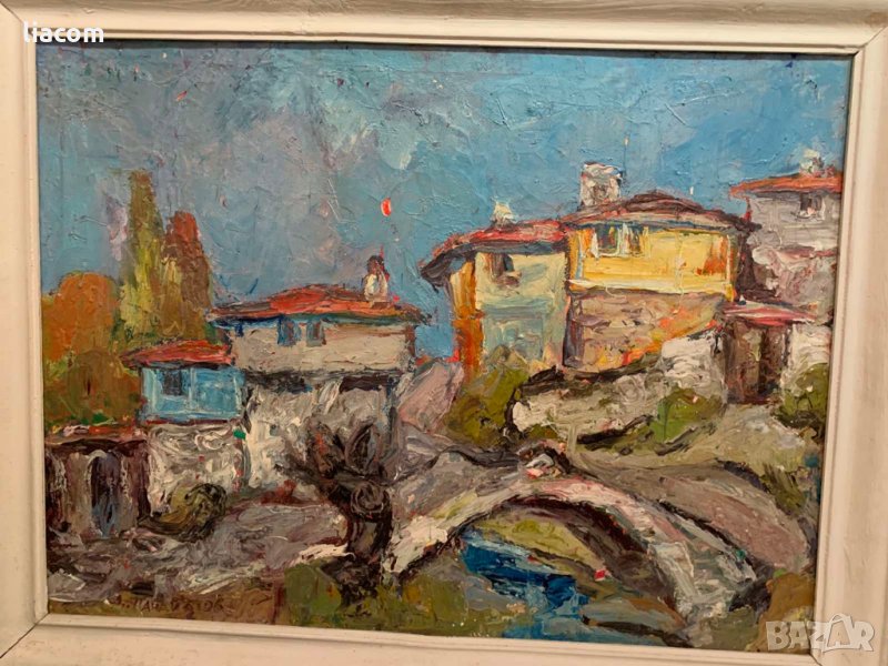 ДИМИТЪР ПАНАЙОТОВ масло пейзаж, снимка 1