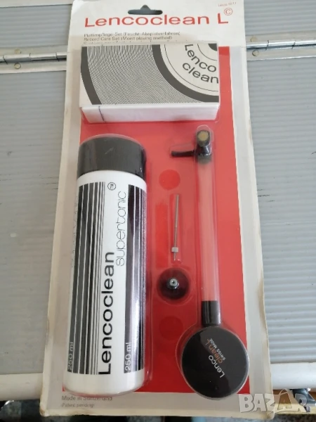 Комплект за почистване на грамофонни плочи LENCOCLEAN L, снимка 1