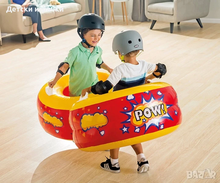 Надуваема играчка рингове за борба INTEX Ka-Pow, 2бр, снимка 1