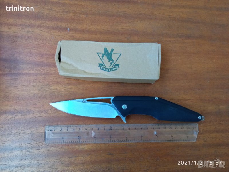 Сгъваем нож флипер steel claw boss-01, снимка 1