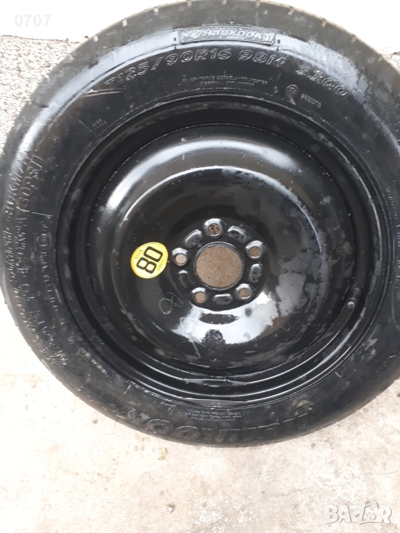Оригинална Резервна гума с джанта тип патерица 16'' за Форд, снимка 1